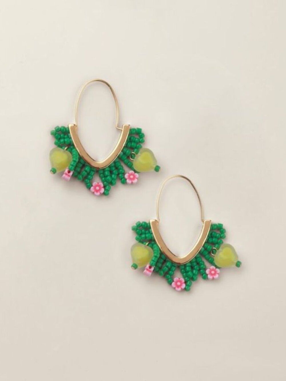 Avon Rio Tropical Rainforest Hoop Earings